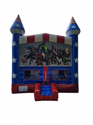 Red white Blue with banner and20background20removed 1713747705 Red, White, Blue Bounce House